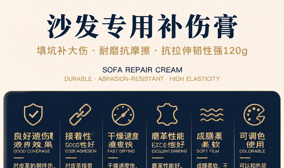 Sofa Leather Repair Filler — original product image 1
