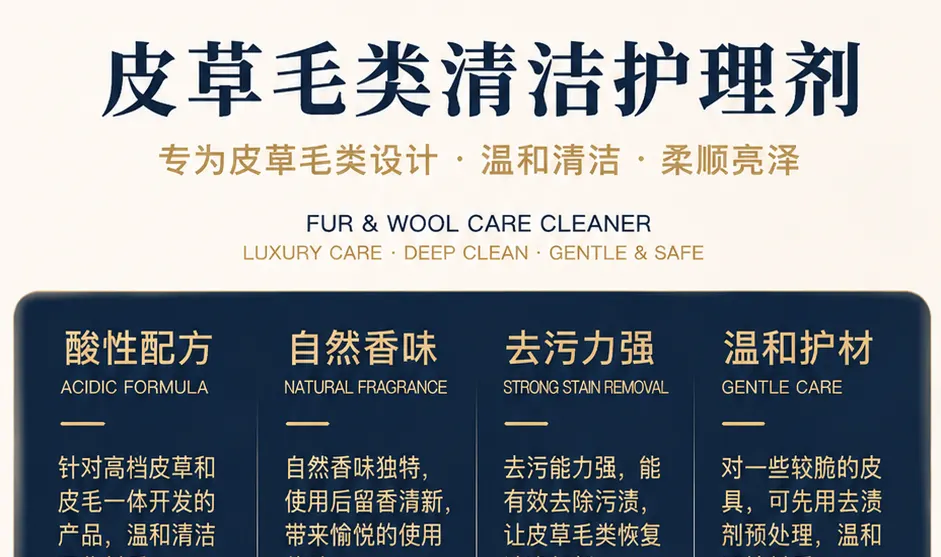 皮草毛类清洁护理剂1