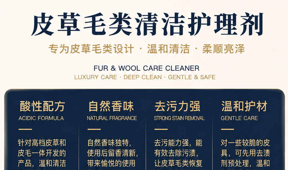 皮草毛类清洁护理剂1