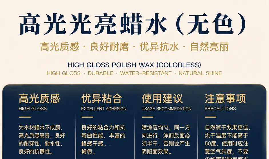 高光光亮蜡水产品详情图1