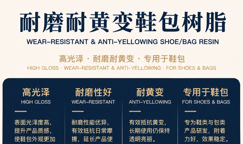 Abrasion- and Yellowing-Resistant Shoe & Bag Resin — original product image 1