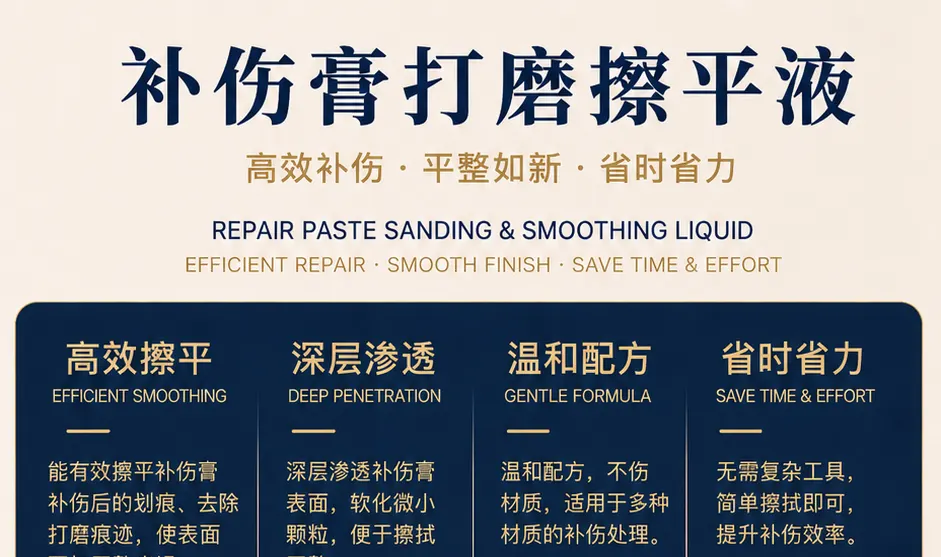 补伤膏打磨擦平液产品详情图1