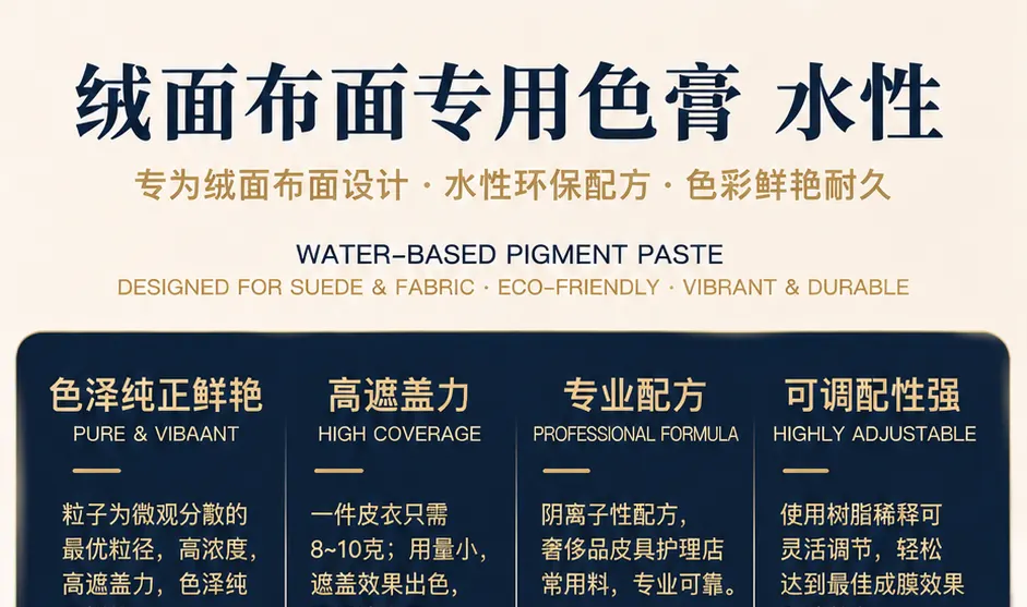 绒面布面上色专用色膏产品详情图1