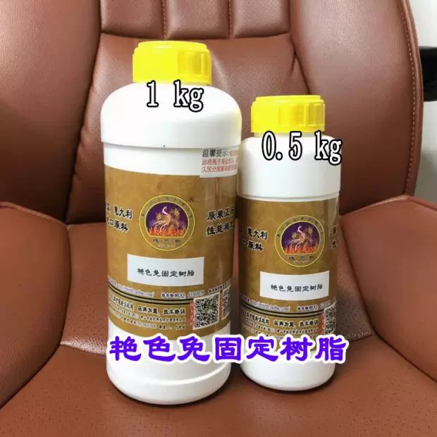 Fixative-Free Resin for Vivid Colours