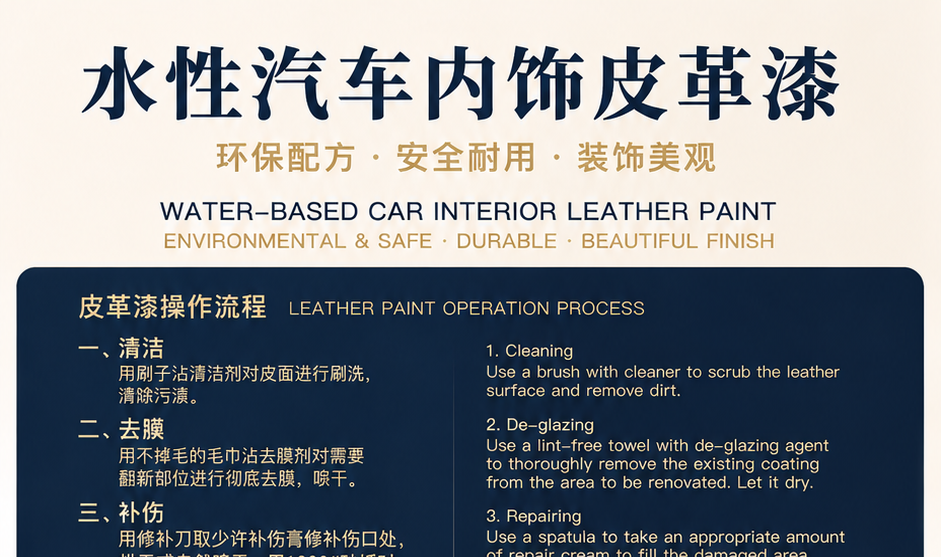 Water-Based Automotive Interior Leather Paint — original product image 1