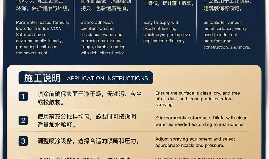 高端水性金属漆产品详情图2