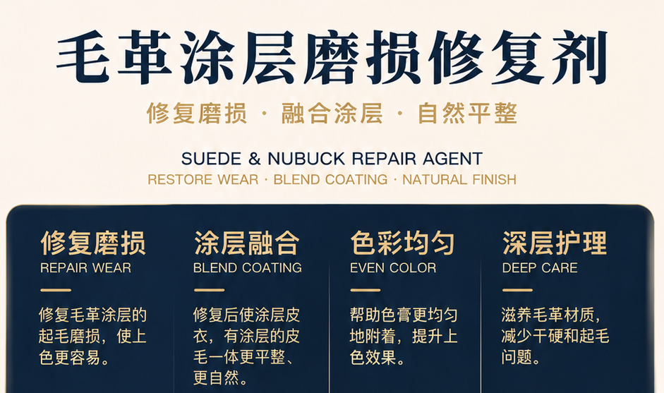Coated Shearling Wear Repair — original product image 1