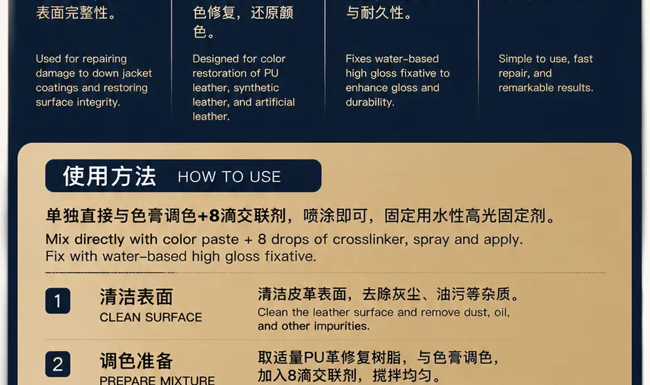 PU革修复树脂产品详情图2